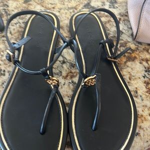 Tory Burch slingback Sandle with gold accent size 9